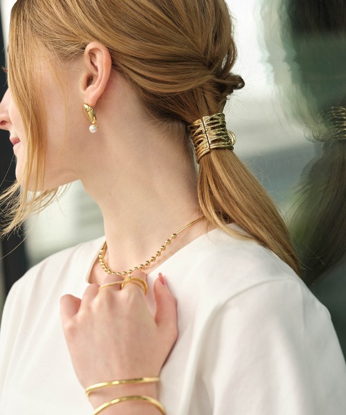 ANOH（アノー）の「ハーフボールチェーンチョーカー（チョーカー・レディース・ゴールド/シルバー・FREE）」の11枚目の写真