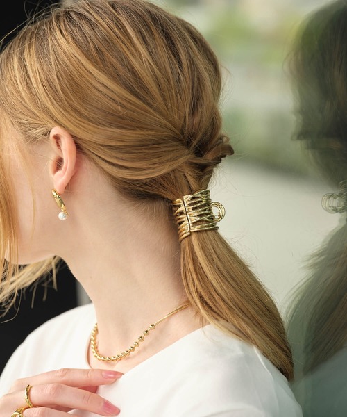 ANOH（アノー）の「ハーフボールチェーンチョーカー（チョーカー・レディース・ゴールド/シルバー・FREE）」の9枚目の写真