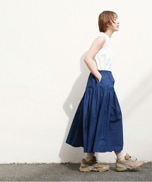 vent blanc（ヴァンブラン）の「vent blanc/ ヴァンブラン Tank top×ティアードワンピース（ワンピース）」