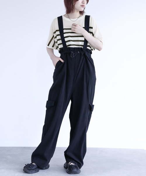 n'OrLABEL（ノアールレーベル）の「【機能素材】『ドルマンシアーニット』（Tシャツ/カットソー・レディース・ライトグレー/グレイッシュブルー/オレンジ/ホワイト系その他/ブラック・FREE）」の13枚目の写真