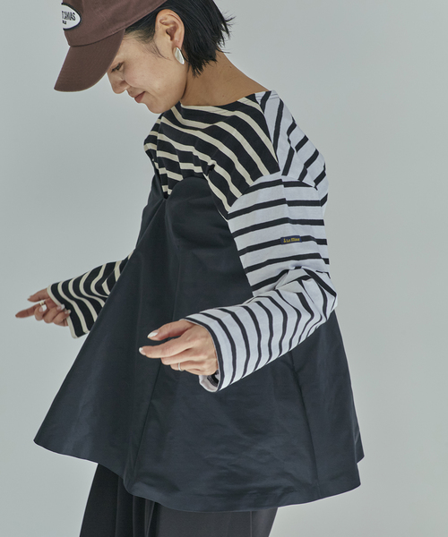 journal standard L'essage（ジャーナルスタンダードレサージュ）の「《追加》【AYAKANEKO×L’ESSAGE】タフタビスチェ（シャツ/ブラウス・レディース・ブラック・FREE）」の2枚目の写真