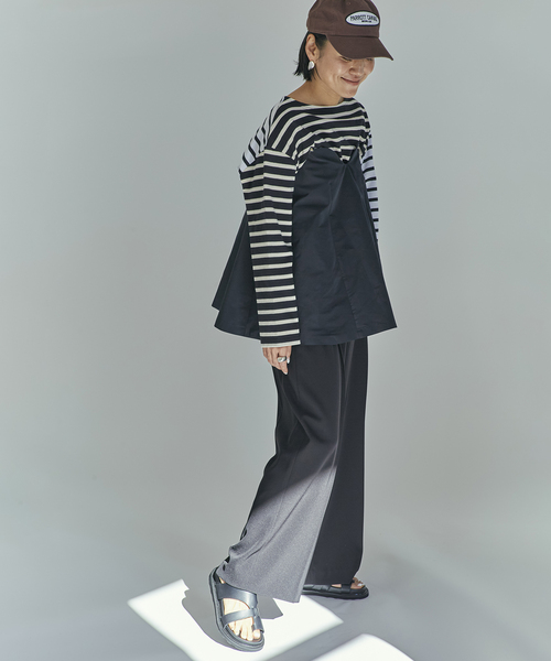 journal standard L'essage（ジャーナルスタンダードレサージュ）の「《追加》【AYAKANEKO×L’ESSAGE】タフタビスチェ（シャツ/ブラウス・レディース・ブラック・FREE）」の4枚目の写真