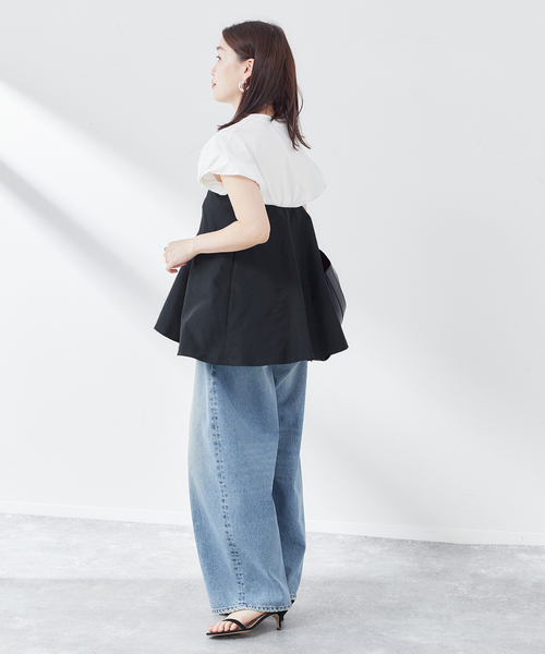 journal standard L'essage（ジャーナルスタンダードレサージュ）の「《追加》【AYAKANEKO×L’ESSAGE】タフタビスチェ（シャツ/ブラウス・レディース・ブラック・FREE）」の8枚目の写真