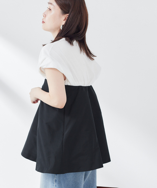 journal standard L'essage（ジャーナルスタンダードレサージュ）の「《追加》【AYAKANEKO×L’ESSAGE】タフタビスチェ（シャツ/ブラウス・レディース・ブラック・FREE）」の12枚目の写真