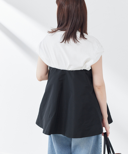 journal standard L'essage（ジャーナルスタンダードレサージュ）の「《追加》【AYAKANEKO×L’ESSAGE】タフタビスチェ（シャツ/ブラウス・レディース・ブラック・FREE）」の13枚目の写真