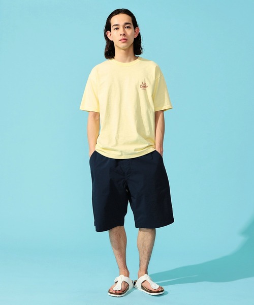 Lee(リー)の「Lee/リー アロハ バックプリント ショートスリーブTee(Tシャツ/カットソー・メンズ・ホワイト/ブルー/オレンジ/イエロー・MEDIUM/LARGE/X-LARGE/SMALL)」の7枚目の写真