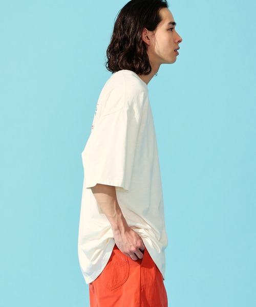 Lee(リー)の「Lee/リー アロハ バックプリント ショートスリーブTee(Tシャツ/カットソー・メンズ・ホワイト/ブルー/オレンジ/イエロー・MEDIUM/LARGE/X-LARGE/SMALL)」の16枚目の写真