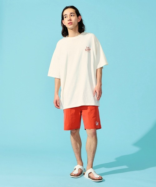 Lee(リー)の「Lee/リー アロハ バックプリント ショートスリーブTee(Tシャツ/カットソー・メンズ・ホワイト/ブルー/オレンジ/イエロー・MEDIUM/LARGE/X-LARGE/SMALL)」の18枚目の写真