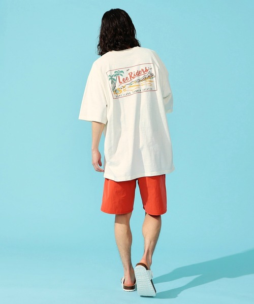 Lee(リー)の「Lee/リー アロハ バックプリント ショートスリーブTee(Tシャツ/カットソー・メンズ・ホワイト/ブルー/オレンジ/イエロー・MEDIUM/LARGE/X-LARGE/SMALL)」の19枚目の写真