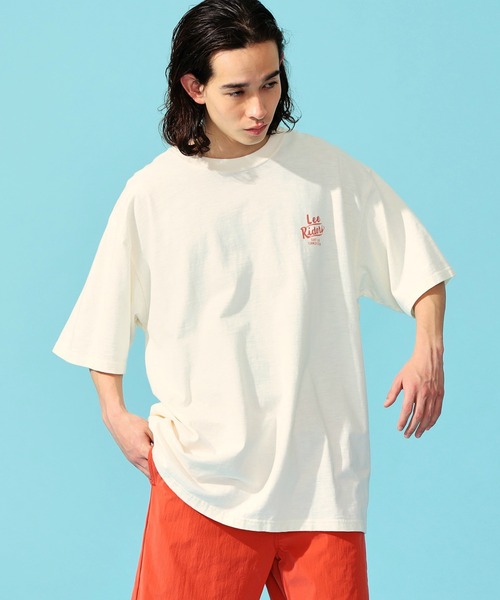 Lee(リー)の「Lee/リー アロハ バックプリント ショートスリーブTee(Tシャツ/カットソー・メンズ・ホワイト/ブルー/オレンジ/イエロー・MEDIUM/LARGE/X-LARGE/SMALL)」の20枚目の写真