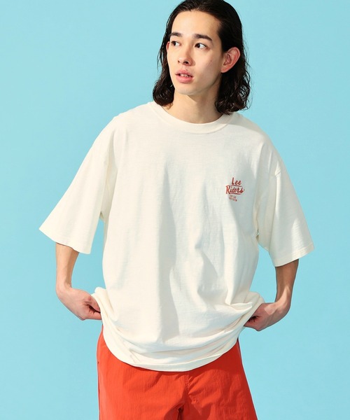 Lee(リー)の「Lee/リー アロハ バックプリント ショートスリーブTee(Tシャツ/カットソー・メンズ・ホワイト/ブルー/オレンジ/イエロー・MEDIUM/LARGE/X-LARGE/SMALL)」の21枚目の写真