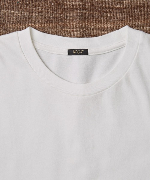 WILD LIFE TAILOR Adam et Rope'（ワイルドテーラーアダムエロペ　）の「【WILD LIFE TAILOR】ボックスシルエット ワンポイントロゴ Tシャツ（Tシャツ/カットソー・メンズ・ホワイト/ブラック/オリーブ/グリーン・L/M）」の5枚目の写真