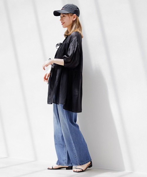 LAKOLE(ラコレ)の「2WAYティアードチュニック / 124159(シャツ/ブラウス・レディース・ブラック/オフホワイト/イエロー・SMALL/MEDIUM)」の22枚目の写真