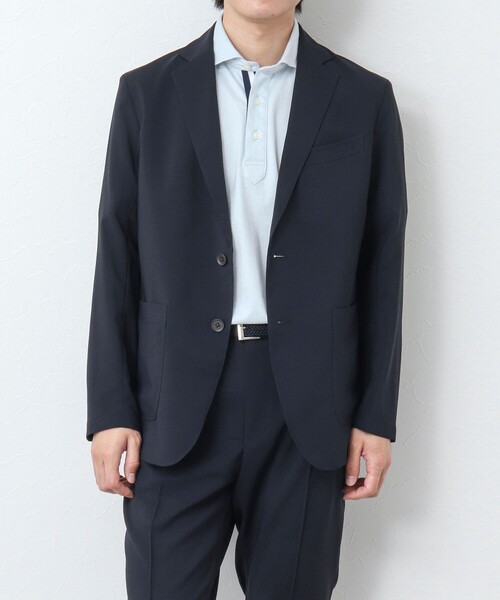 NOLLEY'S goodman（ノーリーズグッドマン）の「《セットアップ / ビジカジ対応》強撚 DotAir イージージャケット（テーラードジャケット・メンズ・オリーブ/グレー/ネイビー/ベージュ・S/M/L/XL）」の5枚目の写真