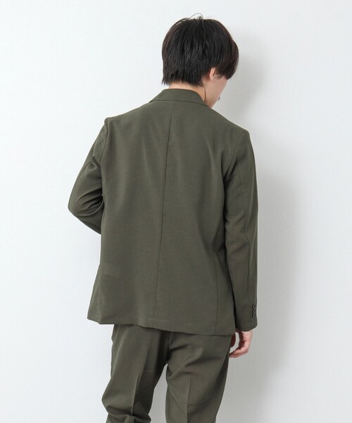 NOLLEY'S goodman（ノーリーズグッドマン）の「《セットアップ / ビジカジ対応》強撚 DotAir イージージャケット（テーラードジャケット・メンズ・オリーブ/グレー/ネイビー/ベージュ・S/M/L/XL）」の15枚目の写真