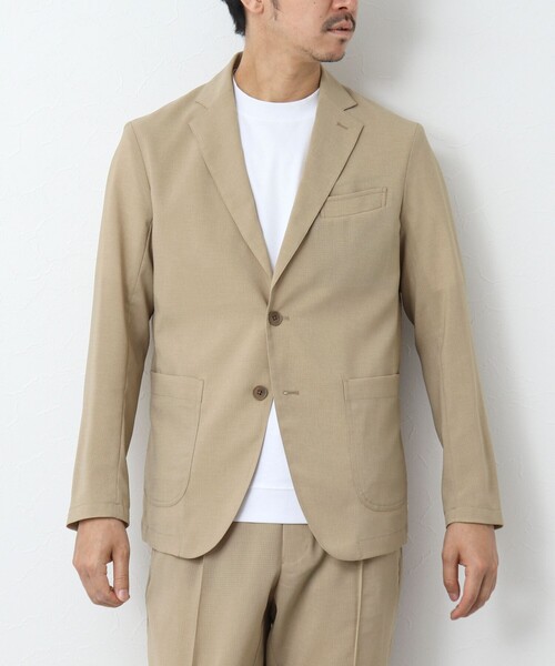 NOLLEY'S goodman（ノーリーズグッドマン）の「《セットアップ / ビジカジ対応》強撚 DotAir イージージャケット（テーラードジャケット・メンズ・オリーブ/グレー/ネイビー/ベージュ・S/M/L/XL）」の21枚目の写真