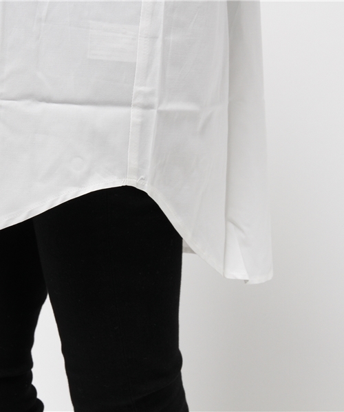 titivate（ティティベイト）の「ﾜｲﾄﾞﾁｭﾆｯｸｼｬﾂ（シャツ/ブラウス・レディース・ホワイト/ブルー・MEDIUM）」の10枚目の写真