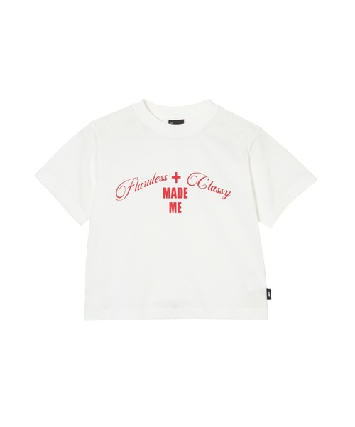 FCMM(エフシーエムエム)の「【UNISEX】LOGO PRINT TEE/ロゴプリントTシャツ(Tシャツ/カットソー・レディース・チャコール/ホワイト/ベージュ・SMALL/LARGE)」の5枚目の写真