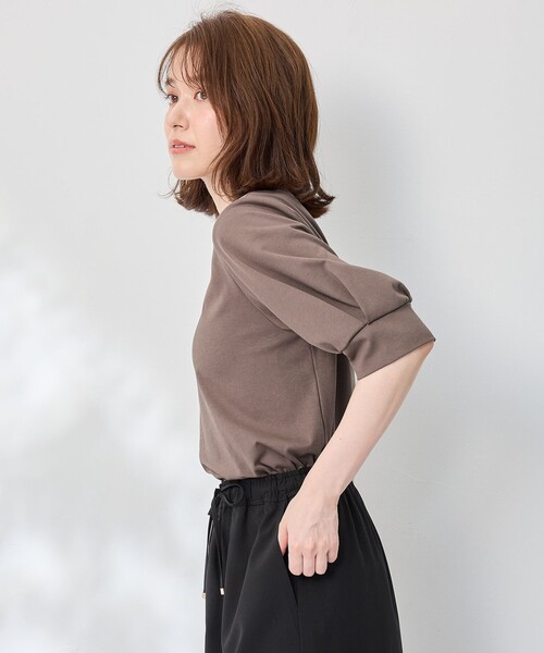 ANY(エニィ)の「パフスリーブプルオーバー(Tシャツ/カットソー・レディース・グリーン系/アイボリー系/ブラウン系/ブラック系・2/3/F)」の20枚目の写真