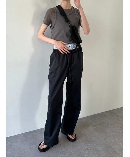 duei(デュイ)の「チュールタンクセットTシャツ / セパレート可能(Tシャツ/カットソー・レディース・ブラック/グレー/ホワイト・FREE)」の7枚目の写真