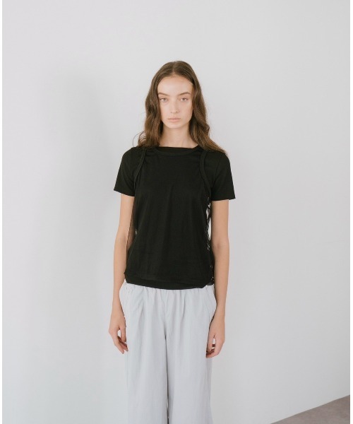 duei(デュイ)の「チュールタンクセットTシャツ / セパレート可能(Tシャツ/カットソー・レディース・ブラック/グレー/ホワイト・FREE)」の18枚目の写真