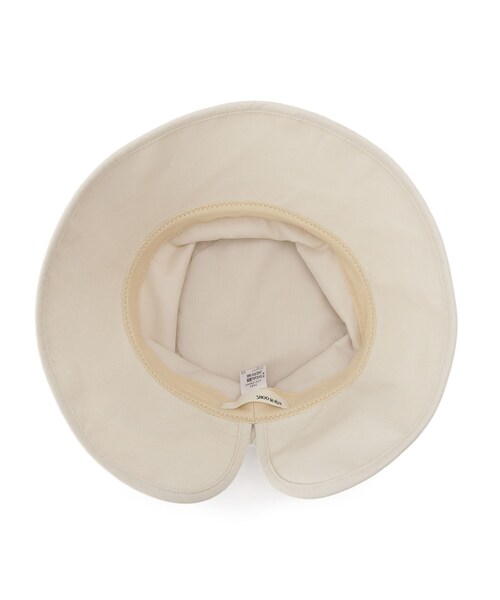 SHOO・LA・RUE（シューラルー）の「◆バックスリット入りリボンハット（ハット・レディース・ライトブルー/ライトベージュ/ブラック/アイボリー・00）」の7枚目の写真