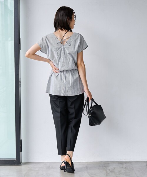 coen(コーエン)の「【RONEL】カシュクールキャミドッキングブラウス(シャツ/ブラウス・レディース・ライラック/ホワイト/ライトブルー・FREE)」の21枚目の写真