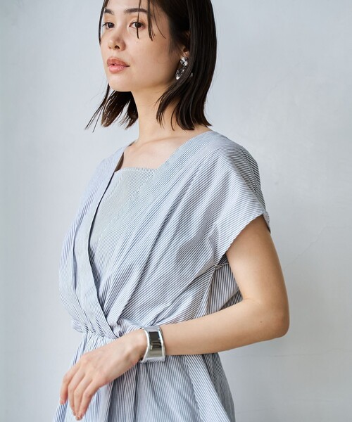 coen(コーエン)の「【RONEL】カシュクールキャミドッキングブラウス(シャツ/ブラウス・レディース・ライラック/ホワイト/ライトブルー・FREE)」の16枚目の写真