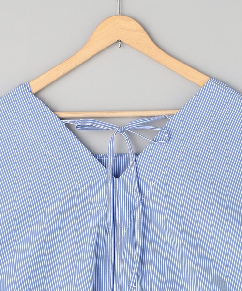 coen(コーエン)の「【RONEL】カシュクールキャミドッキングブラウス(シャツ/ブラウス・レディース・ライラック/ホワイト/ライトブルー・FREE)」の9枚目の写真