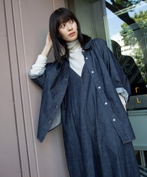 Munich | 6.5ozスラブデニムドルマンスリーブシャツ(シャツ/ブラウス)