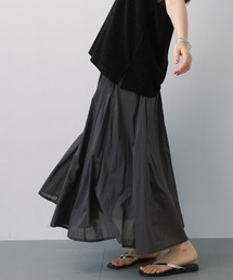saloon | SALOON(サルーン)/コットンボイルパネルスカート　ロング(スカート)