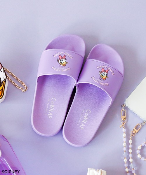 Disney（ディズニー）の「ディズニー　カラップ シャワーサンダル（サンダル・レディース・ブルー/パープル/ミント/オレンジ/ブラウン/グリーン/ライトグレー/ホワイト/ピンク・M）」の7枚目の写真