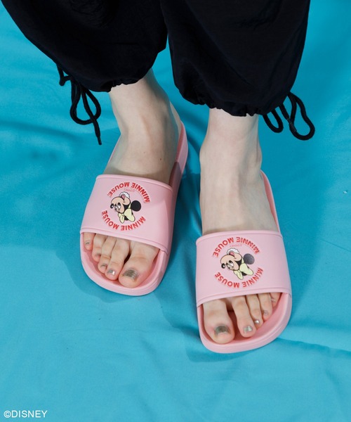 Disney（ディズニー）の「ディズニー　カラップ シャワーサンダル（サンダル・レディース・ブルー/パープル/ミント/オレンジ/ブラウン/グリーン/ライトグレー/ホワイト/ピンク・M）」の8枚目の写真