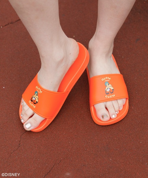 Disney（ディズニー）の「ディズニー　カラップ シャワーサンダル（サンダル・レディース・ブルー/パープル/ミント/オレンジ/ブラウン/グリーン/ライトグレー/ホワイト/ピンク・M）」の9枚目の写真