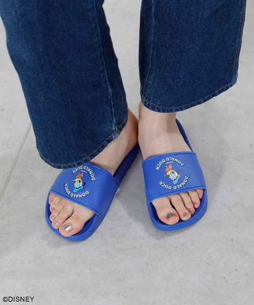 Disney（ディズニー）の「ディズニー　カラップ シャワーサンダル（サンダル・レディース・ブルー/パープル/ミント/オレンジ/ブラウン/グリーン/ライトグレー/ホワイト/ピンク・M）」の6枚目の写真