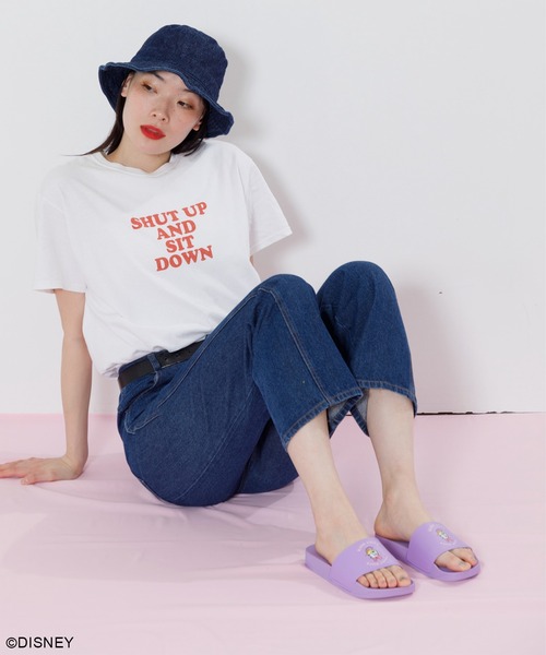 Disney（ディズニー）の「ディズニー　カラップ シャワーサンダル（サンダル・レディース・ブルー/パープル/ミント/オレンジ/ブラウン/グリーン/ライトグレー/ホワイト/ピンク・M）」の19枚目の写真