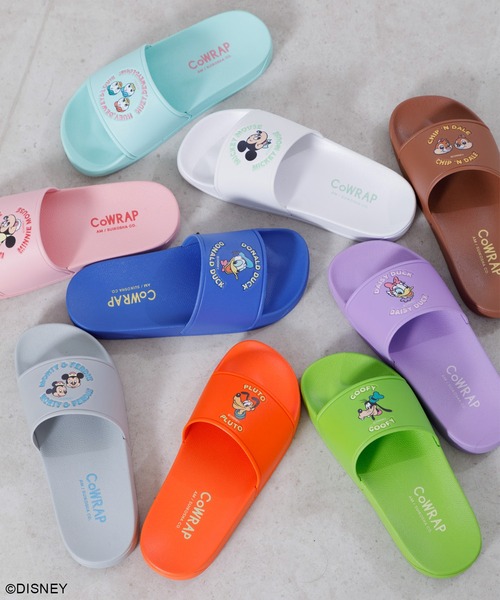 Disney（ディズニー）の「ディズニー　カラップ シャワーサンダル（サンダル・レディース・ブルー/パープル/ミント/オレンジ/ブラウン/グリーン/ライトグレー/ホワイト/ピンク・M）」の11枚目の写真