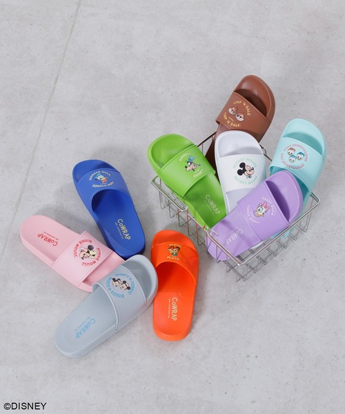 Disney（ディズニー）の「ディズニー　カラップ シャワーサンダル（サンダル・レディース・ブルー/パープル/ミント/オレンジ/ブラウン/グリーン/ライトグレー/ホワイト/ピンク・M）」の10枚目の写真