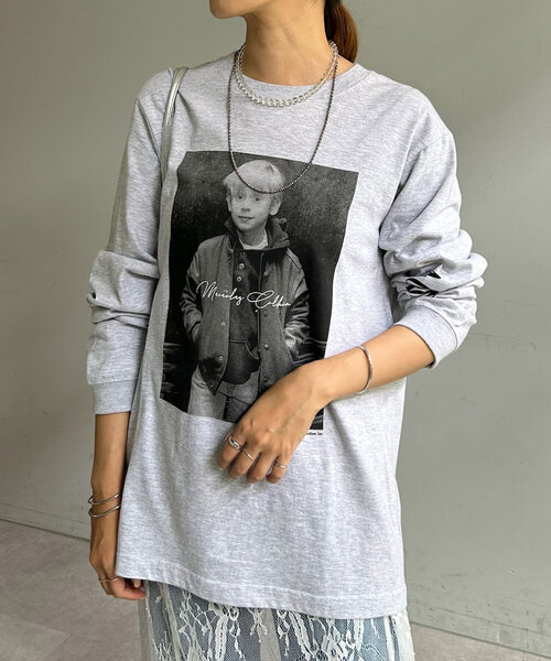 SHENERY(シーナリー)の「【GOOD ROCK SPEED】LIFE PCロングスリーブTee02(Tシャツ/カットソー・レディース・グレー・FREE)」の1枚目の写真