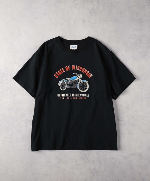 Right-on(ライトオン)の「Other(ソノタ)カラーフロッキーTシャツ(Tシャツ/カットソー・レディース・ダークグレー・M/L/XL)」の5枚目の写真
