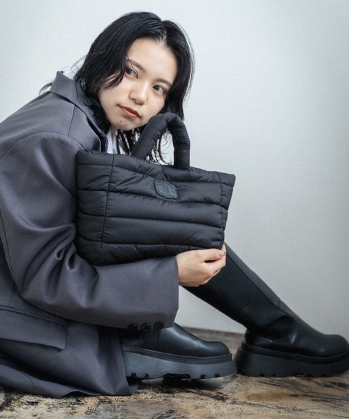 GYDA(ジェイダ)2WAYパファーキルティングミニトートバッグ ショルダー