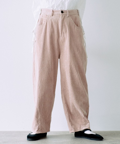 yuni　10oz　コクーンパンツ yuni パンツ 強撚コットン近江晒コクーンパンツ レディース