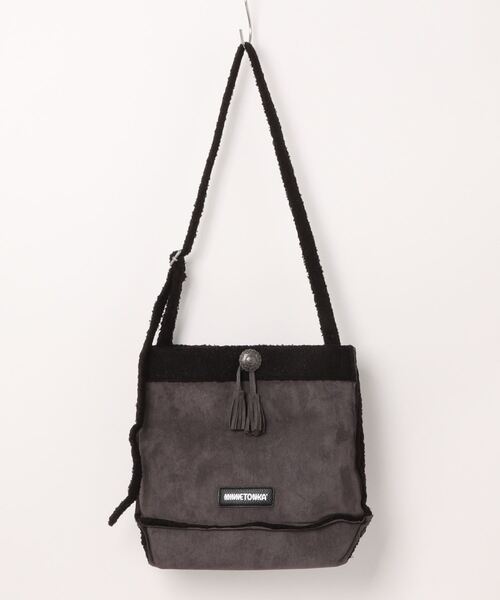 JUGLANS(ユグランス)の「【MINNETONKA】BOA SHOULDER BAG/ボアショルダーバッグ(ショルダーバッグ・レディース・ブラウン/アイボリー/グレー・FREE)」の2枚目の写真