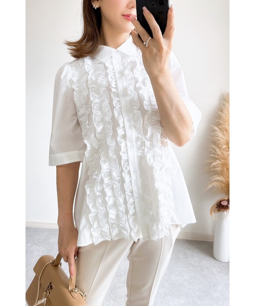 みぃたん出品 ZOZO限定】フロントフリルシャツ（シャツ/ブラウス）｜&. NOSTALGIA