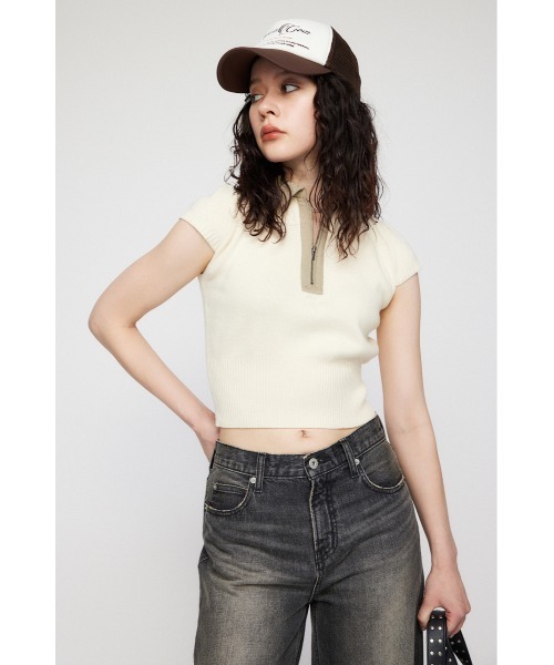 FABRIC MIX ニット（Tシャツ/カットソー）｜LAGUA GEM（ラグアジェム）