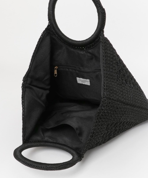 URBAN RESEARCH DOORS（アーバンリサーチドアーズ）の「クロッシェ編みバッグ（トートバッグ・レディース・ブラック/グレー系その他・ONE）」の9枚目の写真