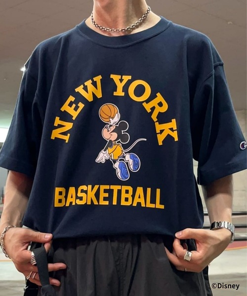 Champion(チャンピオン)の「【Champion】プリントリバースウィーブ(Tシャツ/カットソー・メンズ・ホワイト/ネイビー/グレー・M/L/XL)」の3枚目の写真