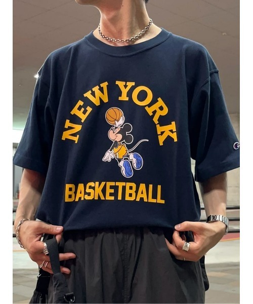 Champion(チャンピオン)の「【Champion】プリントリバースウィーブ(Tシャツ/カットソー・メンズ・ホワイト/ネイビー/グレー・M/L/XL)」の8枚目の写真