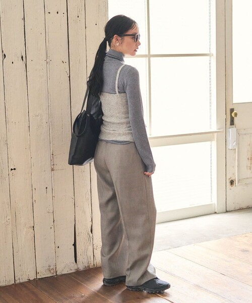 FREAK'S STORE（フリークスストア）の「マルチWAYボタンニットビスチェ/ニットキャミ（ニット/セーター・レディース・ネイビー/ライトグレー・ﾌﾘ-）」の3枚目の写真