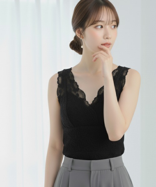 FACETASM レースアップタンクトップ FACETASM レースアップタンクトップ タンクトップ FACETASM